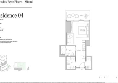 Mercedes Benz Brickell Residences Floor Plan, Residence 04