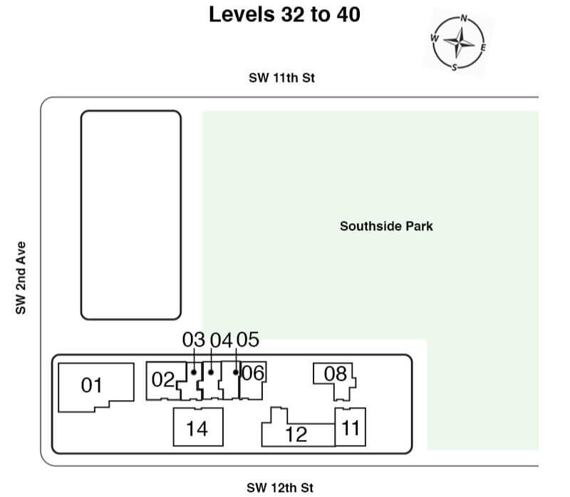 keyplan Mercedes Benz Brickell Architecture